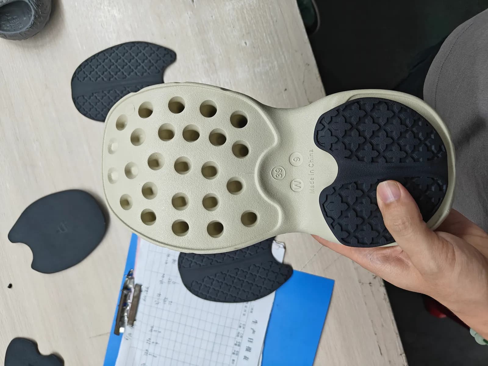 Kunoth EVA footwear production samples